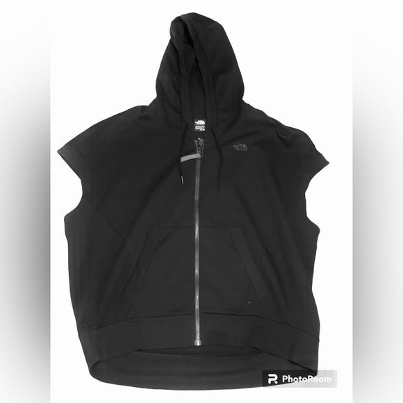 The North Face Tops The North Face Black Zip Up Vest Hoodie Womens